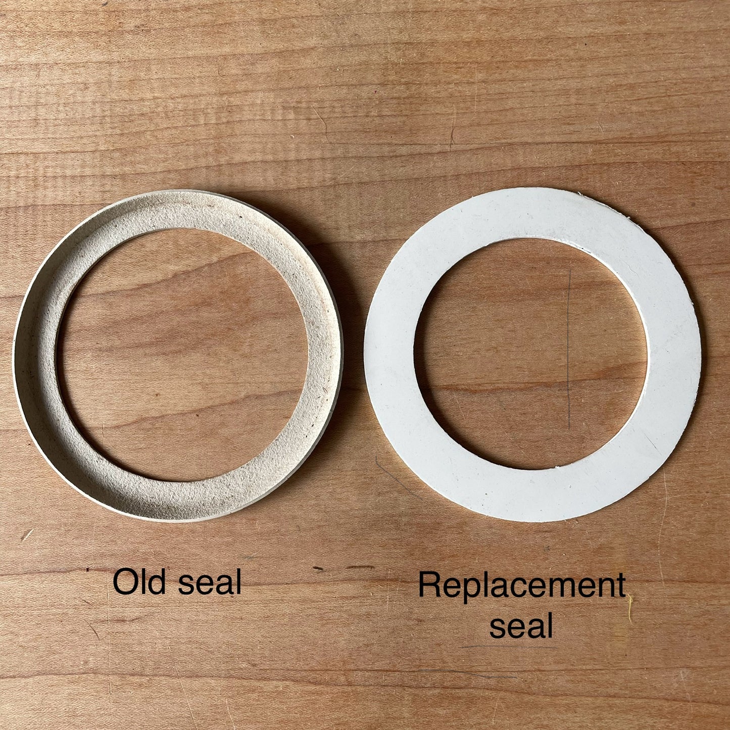 Replacement seals for Hornsea small 4” and medium 6” size storage jars/cannisters - Bronte, Heirloom, Saffron, Fleur, Tapestry and Stripe