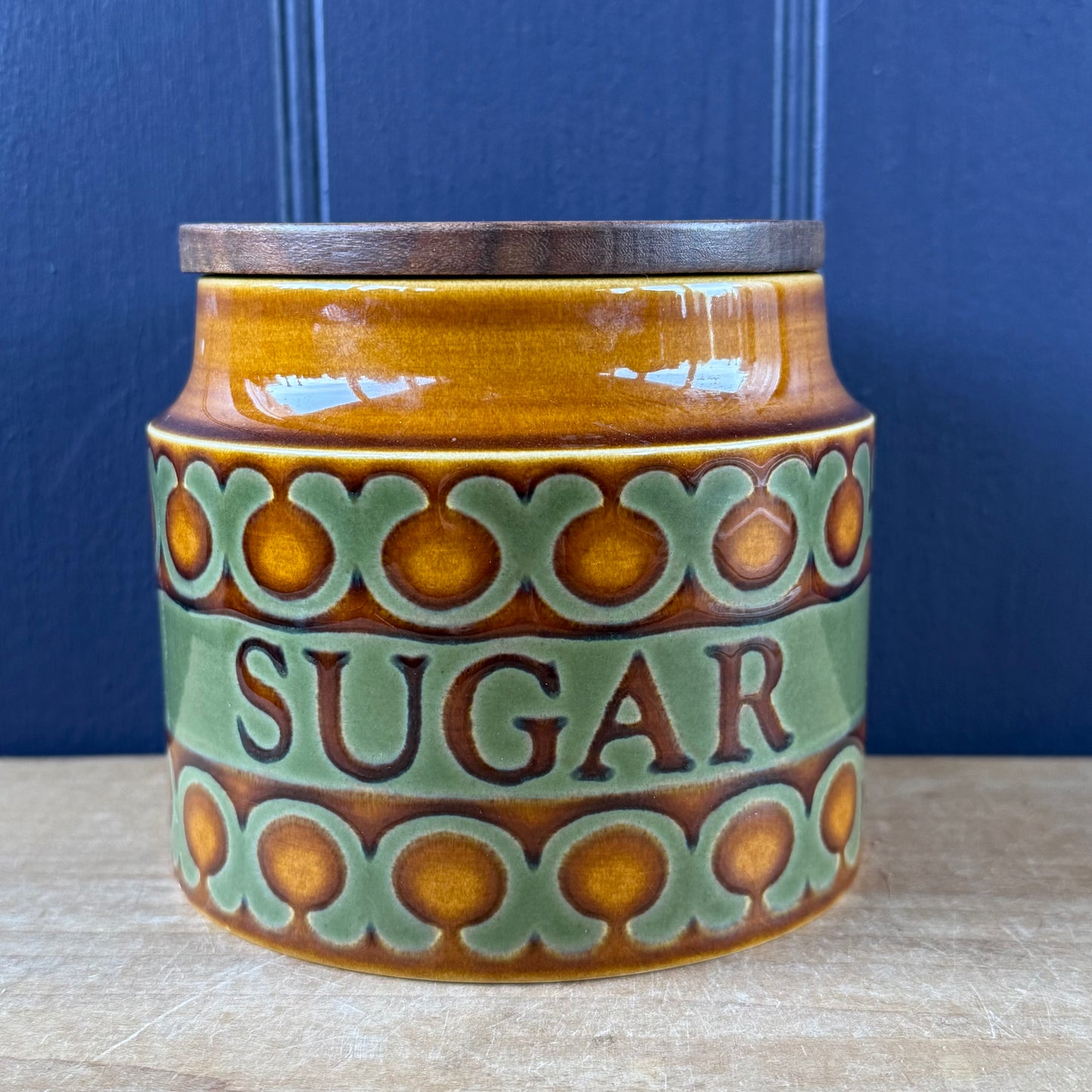 Vintage Hornsea Pottery Bronte Storage Jars | retro 1970s | MCM